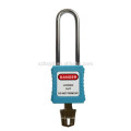 CE approval nylon body steel long shackle anti slipping electric padlock